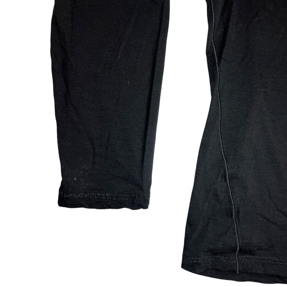 Smartwool Merino Wool Base Layer Top XL Black Long Sleeve EUC - Picture 4 of 7